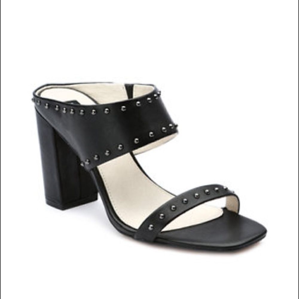 𝅺sanctuary Black Spears Studded Slide Sandal Size 8.5